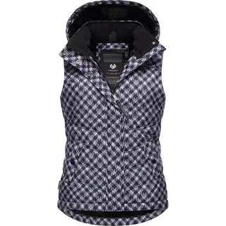 Ragwear Steppweste »Steppweste Hesty Print«, lila