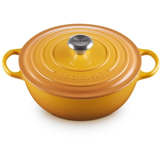 Le Creuset Signature La Marmite aus Gusseisen, Ø 26 cm, Für alle Herdarten und Induktion geeignet, Volumen: 4,1 l, 4,255 kg, Nectar, 21114266724430