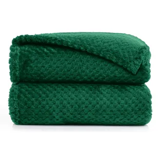 DecoKing Kuscheldecke 70 x 150 cm flaschengrün