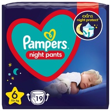 Bild von Night Pants Windeln Größe 6 15+ kg), 19 Windeln, Nachtwindeln bieten Schutz Die Nacht