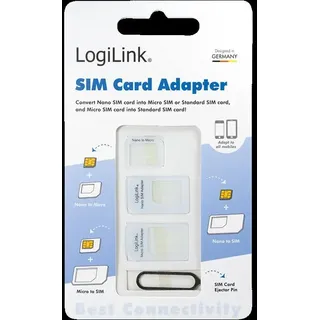 Logilink AA0047 SIM-/Memory-Card-Adapter SIM-Kartenadapter