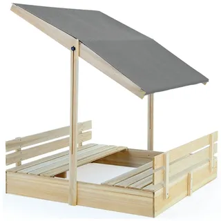 Spielwerk® Sandkasten Toni 120 x 120 cm 