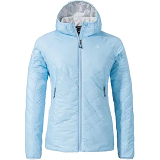 Schöffel Damen Ins Jacket Style Cascata WMS, leichte Steppjacke, Outdoorjacke mit nachhaltiger PrimaLoft Black Eco Wattierung, wasserabweisende Windjacke, airy blue, 38