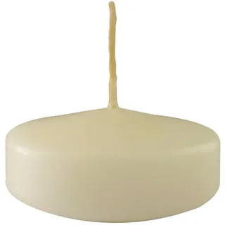 Cereria Di Giorgio 28 Schwimmkerzen Durchmesser 5 cm creme