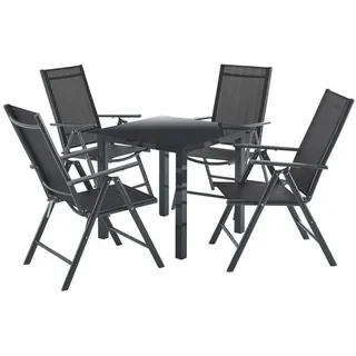 Juskys Milano Set 5-tlg. Dunkelgrau