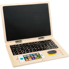 Bild Holz-Laptop mit Magnet-Tafel