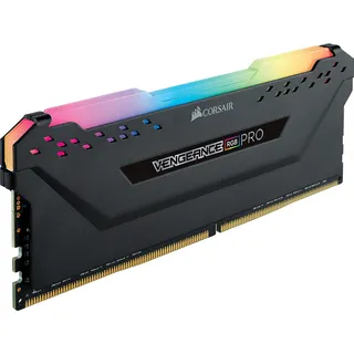 Vengeance RGB PRO schwarz DIMM 16GB, DDR4-3600, CL18-22-22-42 (CMW16GX4M1Z3600C18)