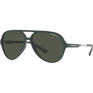 Armani Exchange - Unifarben-Sonnenbrille für Herren, Kunststoff SY943 (Einheitsgröße) (Dunkelgrün) - dunkelgrün