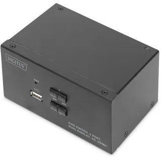 Digitus DS-12860 4K 30Hz 2 Ports, Schwarz