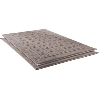 Dyckhoff "Planet" Höhe 3 mm beidseitig nutzbar fußbodenheizungsgeeignet Baumwolle, 2er Set Hotelmatte,