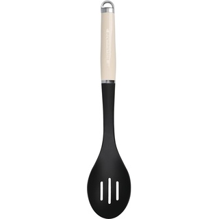 KitchenAid Nylon Slotted Spoon – Almond Cream