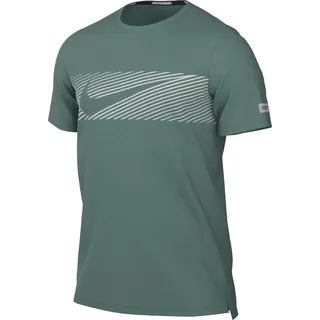 Nike Miler Flash Dri-FIT UV kurzarm Laufshirt Herren 361 bicoastal/reflective silv L