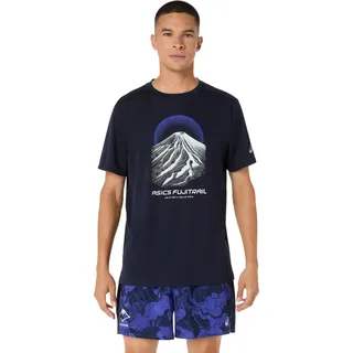 Asics Fujitrail Logo Herren Blau/Silber S