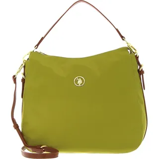 U.S. POLO ASSN. Schultertasche Houston Hobo Bag Green / Tan hellgrün - Grün