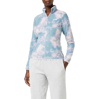 The North Face 100 Glacier Sweatshirt Glacier Dye Print Lavender Fog L