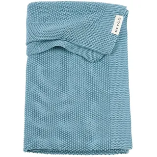 Meyco Baby Relief 75x100 Cm Minikrippendecke - Jeans Blue - One Size
