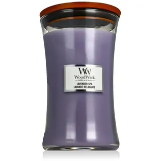 Woodwick Lavender Spa Duftkerze 609 g lila