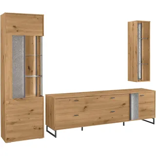 Set One by Musterring TV-Wand »Deltona« 3 Stk. tlg., braun