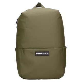 Momo Design Rucksack grün Polyurethan Reißverschluss Herren Dark Army Green UNICA 42x28.5x13 cm SPACE-MILITARY_GREEN - Grün