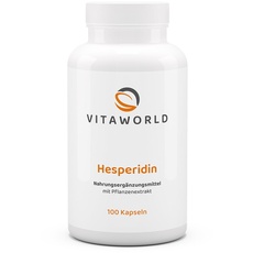 Vita World Hesperidin 100 Kapseln Vegan 100 % Natürliches Hesperidin Apotheke Herstellung