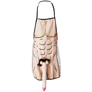 P Prettyia Schürze Junggesellenabschied Party Dekor - Erwachsene Männer lustige Vögel der Henne des BH 3d Lippen - Cartoon, Stoff, 96 x 56 cm, Herren, männlich