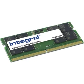 Integral 16GB DDR5 RAM 4800MT/s SODIMM Laptop/Notebook/MacBook PC5-38400 Memory | RAM DDR5 | DDR 5 | DDR5 RAM 16GB | Arbeitsspeicher DDR5