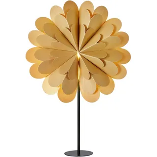 Markslöjd Dekostern , Goldfarben , Papier , Weihnachten , Blume , 45x45x19 cm , zum Stellen , Dekoration, Dekofiguren & Skulpturen, Dekosterne