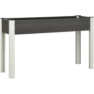 Garten-Hochbeet Grau 120x40x75 cm WPC - Grau