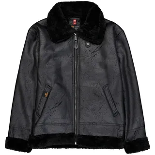 Alpha Industries B3 Fl Jacke schwarz M