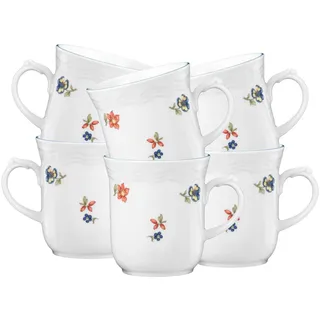 SELTMANN WEIDEN Henkelbecher Sonate Nostalgie 0,29 l Weiß 6 St.