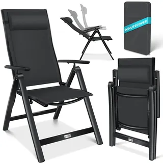 Kesser Campingstuhl Hochlehner Schwarz