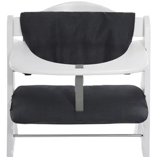 Hauck Beta+ Traditional Hochstuhl Harter Sitz Schwarz, Wei - Schwarz