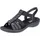 Damen Sandalen 60809-00 schwarz Gr. 37