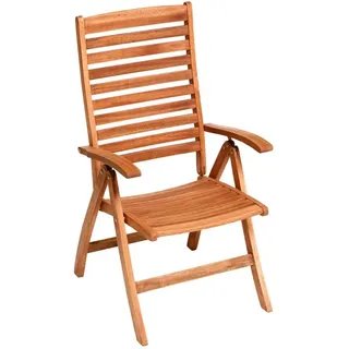 Merxx Gartensessel La Plata Klappsessel 60 x 67 x 112 cm rotbraun