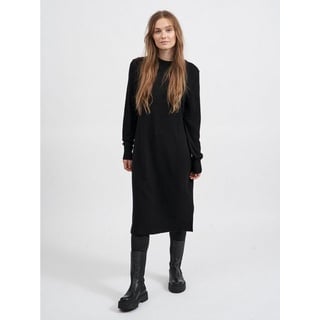 VILA Strickkleid Loose Fit Pullover Dress VIRIL in Schwarz | S