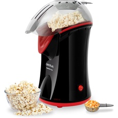 Cecotec Elektrische Popcornmaschine Fun&Taste P'Corn. Popcorn-Maschine, 1200 W, Konvektion, Popcorn in 2 Minuten fertig, Inklusive Dosierlöffel, Leicht zu reinigen, Überhitzungsschutz