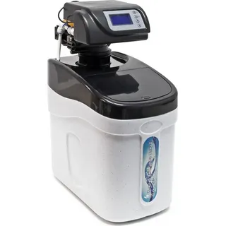 Wiltec SOFT-C1 Wasserenthärtungsanlage, Wasserentkalkung mit 500 l/h, Entkalkungsanlage mit Ionentauscher, Wasserenthärter mit 10 l Soletank