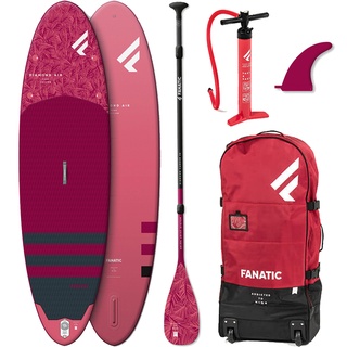 Fanatic Diamond Air 9'8" SUP Set Damen aufblasbar Stand Up Paddle Board Pink - 294.6 cm