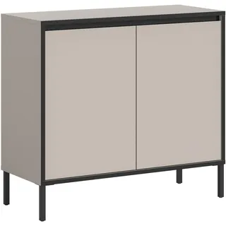 Tron Sideboard 2 Türen, Kaschmir Nachbildung. - Creme