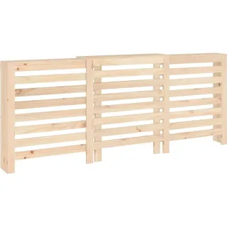 vidaXL Heizkörperverkleidung 210x21x85 cm Massivholz Kiefer - Braun