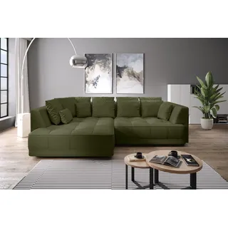 werk2 Eckcouch Polyester L-Form grün