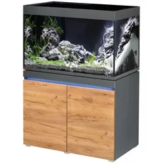 Bild incpiria 330 LED Aquarium mit Unterschrank, graphit/natur,
