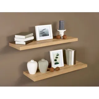 Wandregal Carlton Eiche Hell 79,5 cm x 23,5 cm x 3,8 cm