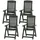 Tampa Klappsessel 61 x 50 x 109 cm grün 4 St.
