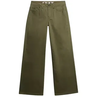 Superdry Baggy Chinohose Grün 28 30