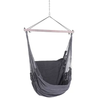 Chico Hängesessel Baumwolle grau / 1 Person  190 x 95 150 kg Baumwolle