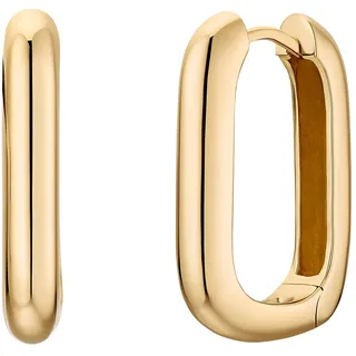 Noelani Creolen 925 Sterling Silber Damen Ohrschmuck, 2,1 cm, Gold, Kommt in Schmuck Geschenk Box, 2031600