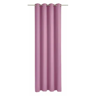 Vorhang WIRTH "Dim out" Gr. 1, lila (flieder), B:145cm H:150cm, Polyester, Gardinen, Vorhang