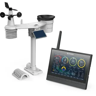 Bresser WLAN-Wetterstation MeteoChamp HD-Display 9-in-1