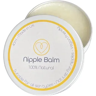 First Days Maternity - Natürlicher Brustwarzenbalsam, beruhigt und schützt wunde Brustwarzen, für alle Hauttypen geeignet, vegan, 40ml